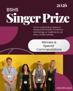 The BSHS Singer Prize 2026 Winners