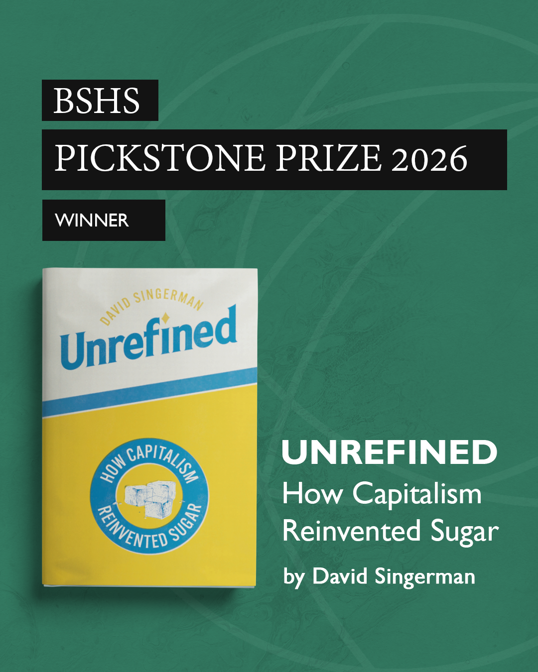 The BSHS Pickstone Prize 2026 Winner