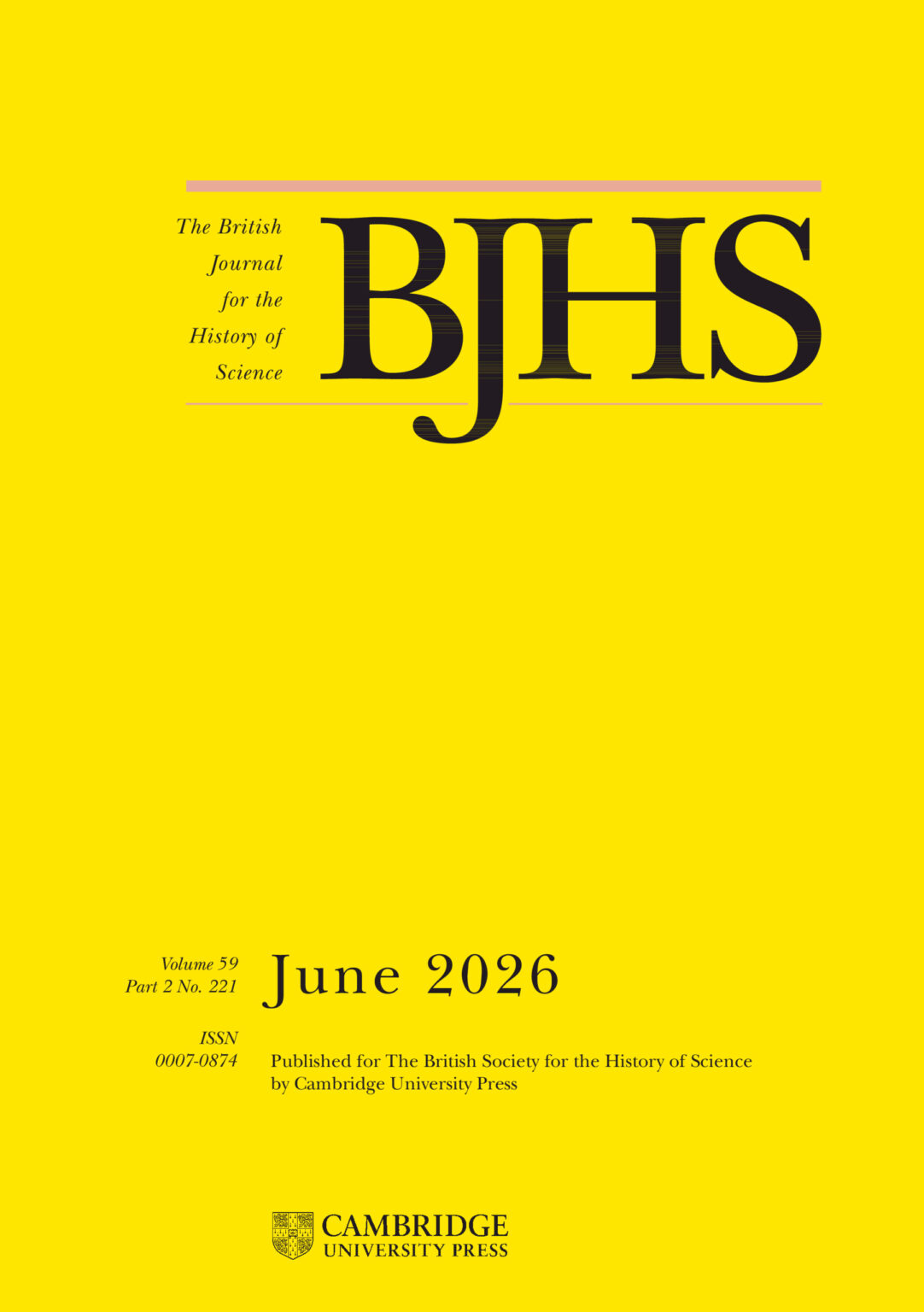 BJHS June 2026 Issue out!